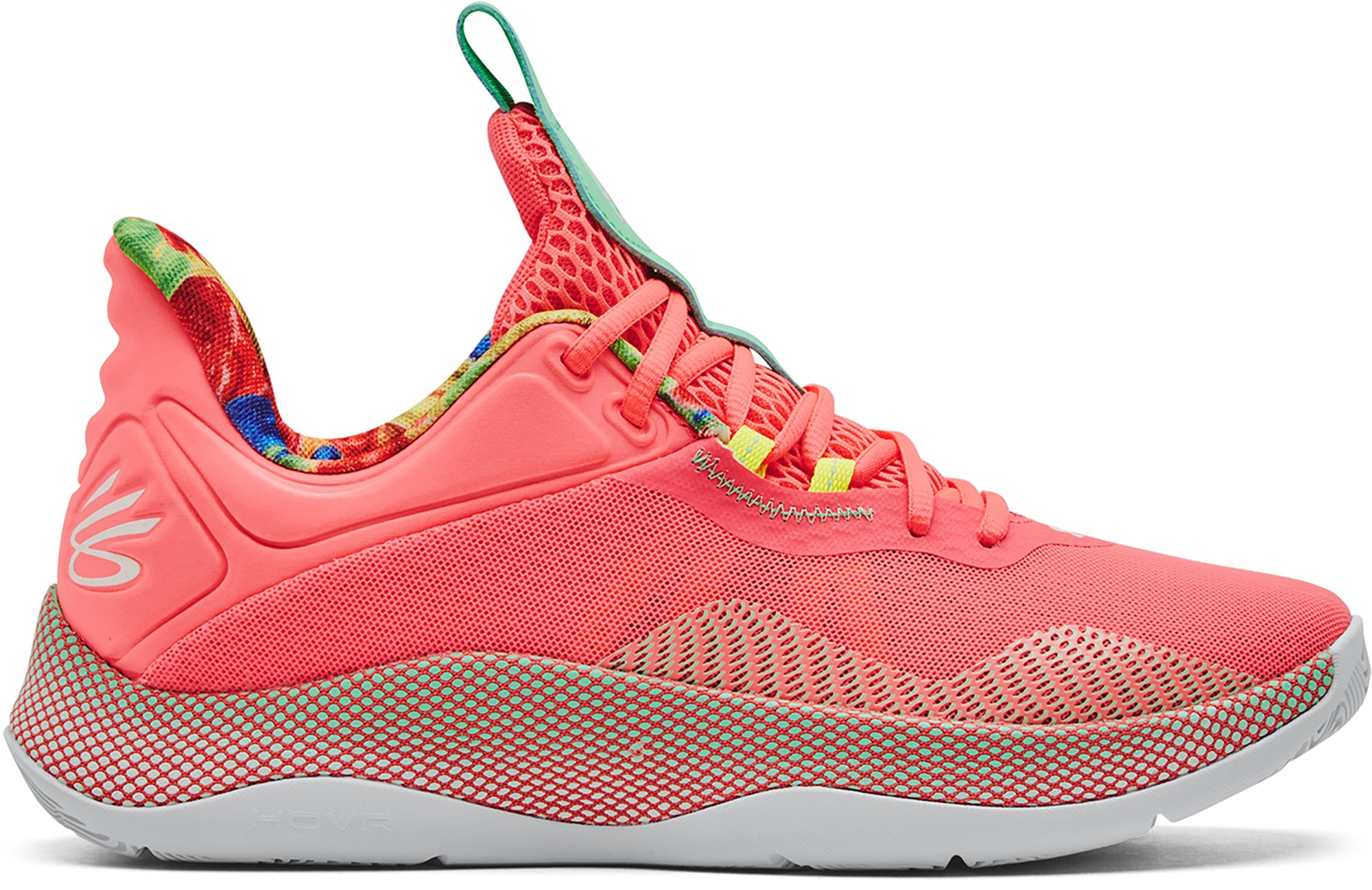 Unisex Curry UA HOVR Splash 2 'Sour Then Sweet' Basketball Shoes  2