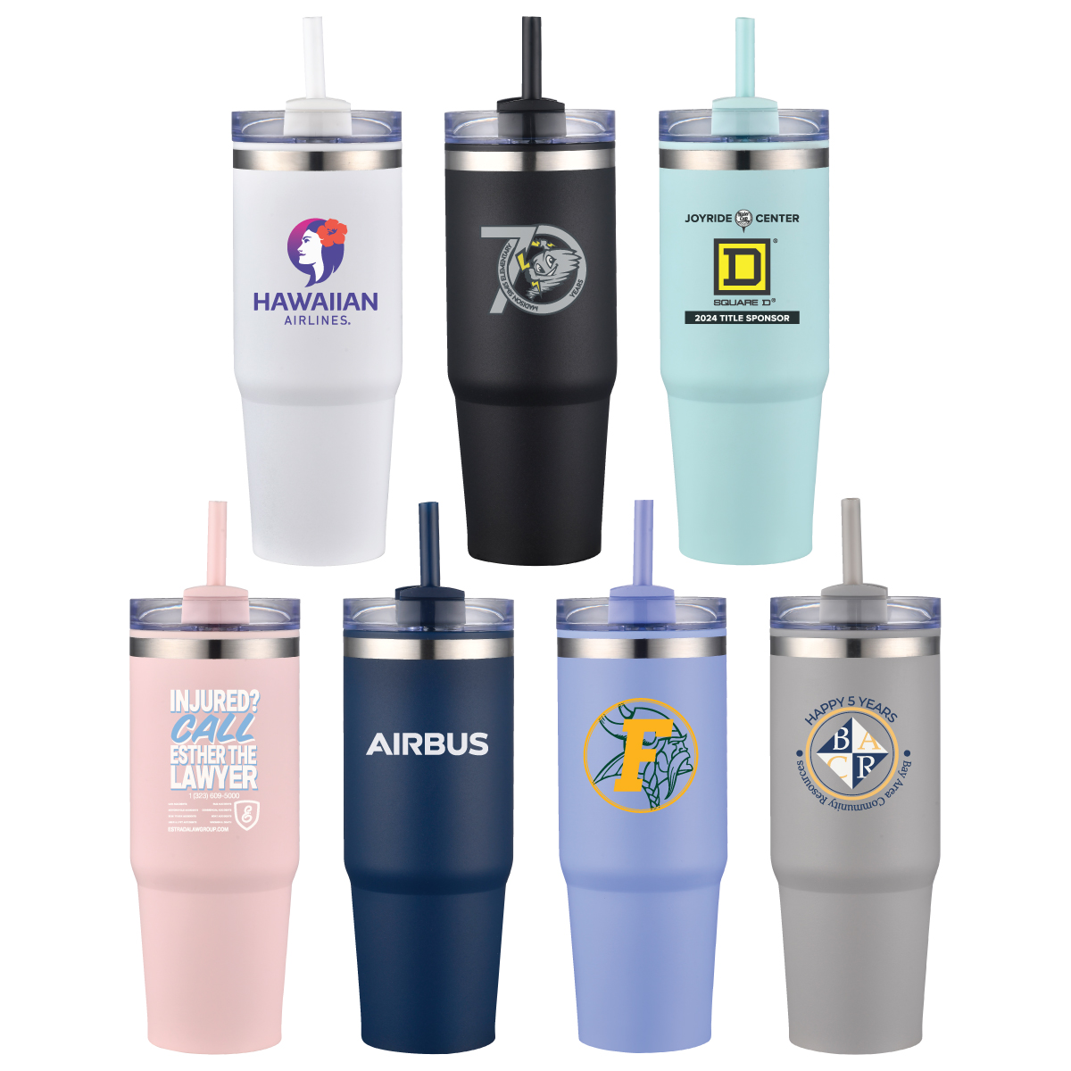 Fuji 30 oz. Double Walled Stainless Steel Tumbler 2