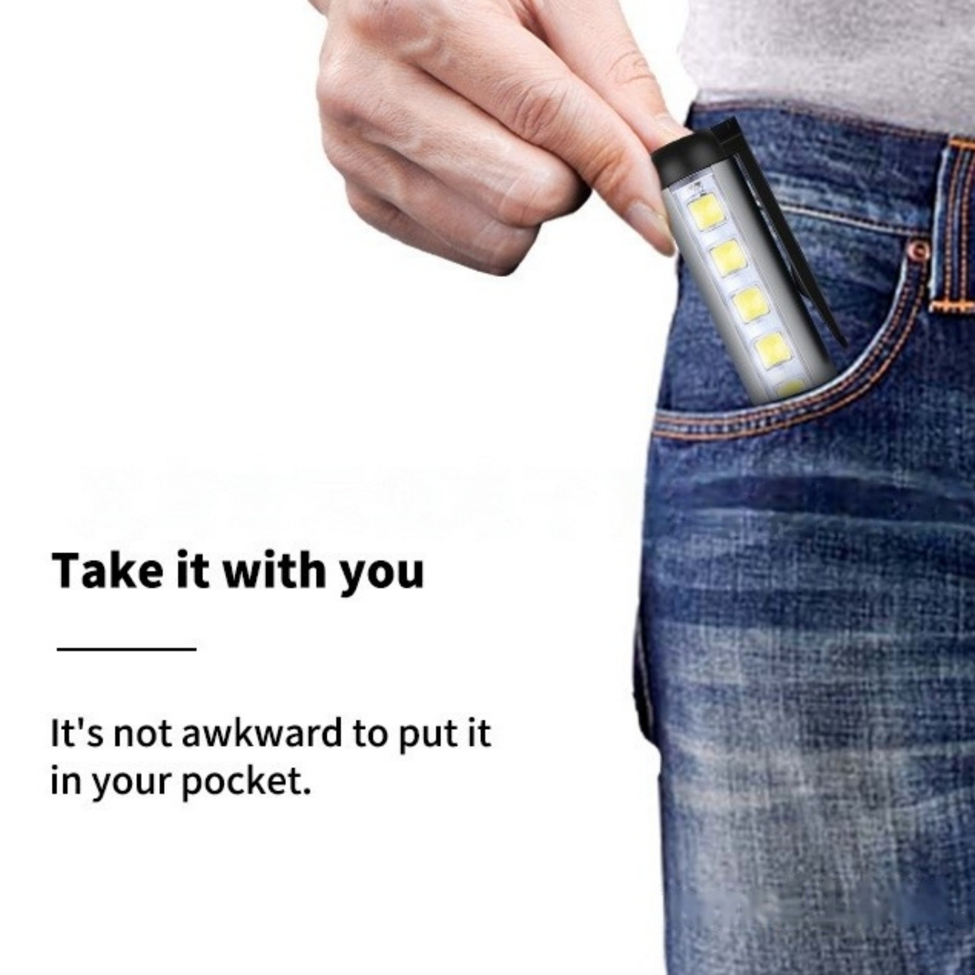 Rechargeable Pen Light Flashlight 5
