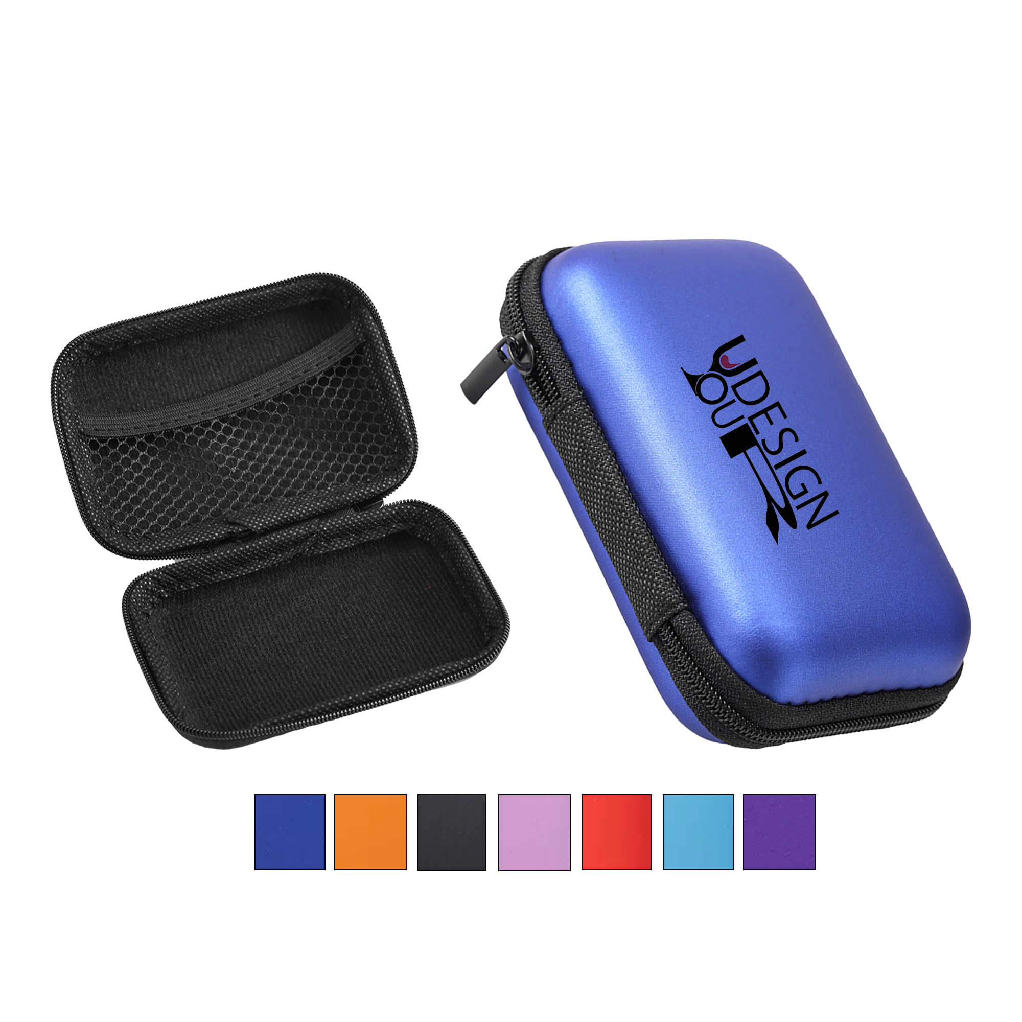 Mini Zipper Hard Headphone Holder Case 1