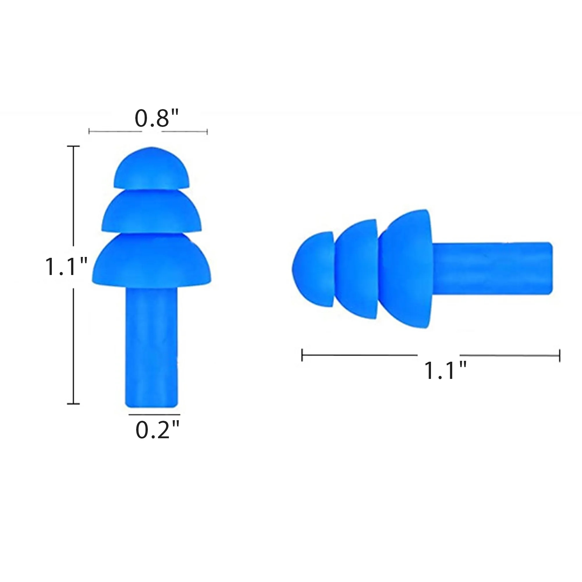 Soft Silicone Noise Reduction Ear Plugs 3