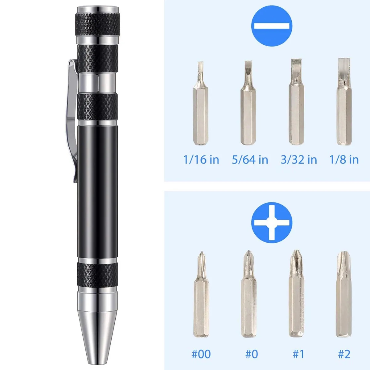 8 in 1 Magnetic Pocket Screwdriver 6