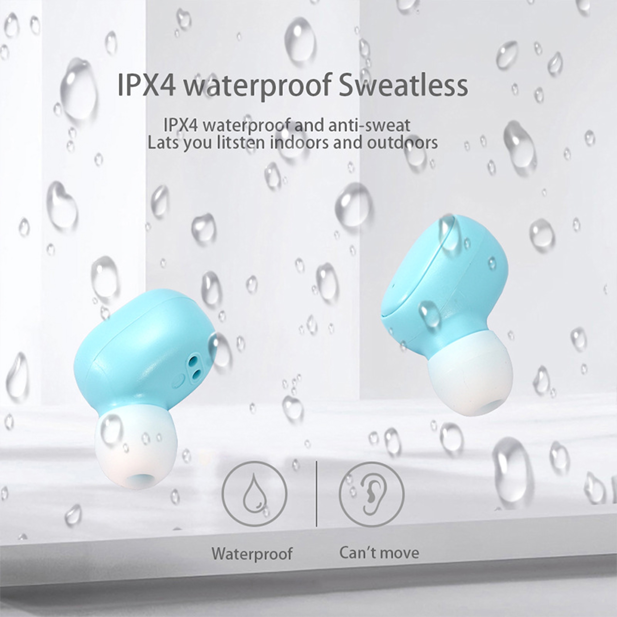 Bluetooth Earbuds w/Charging Case 2