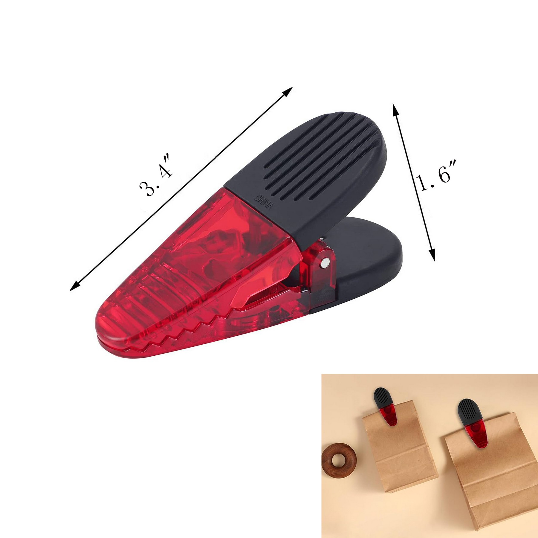 Plastic Refrigerator Magnet Clips 3