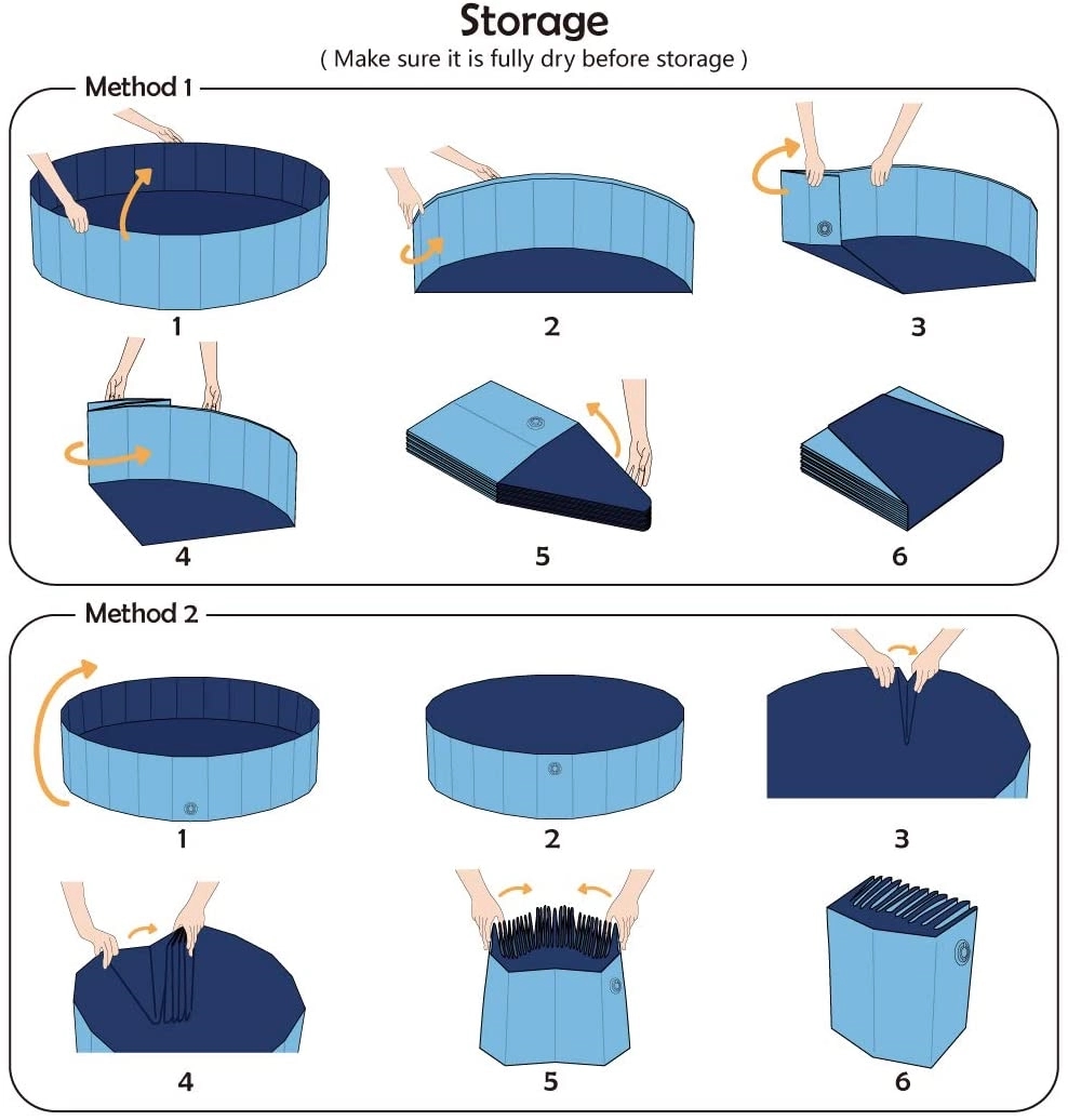 Foldable Dog Pet Bath Pool 3