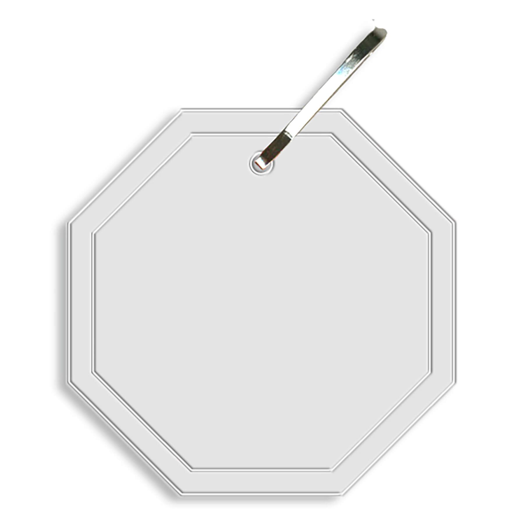 Octagon Reflective Zipper Pull 8
