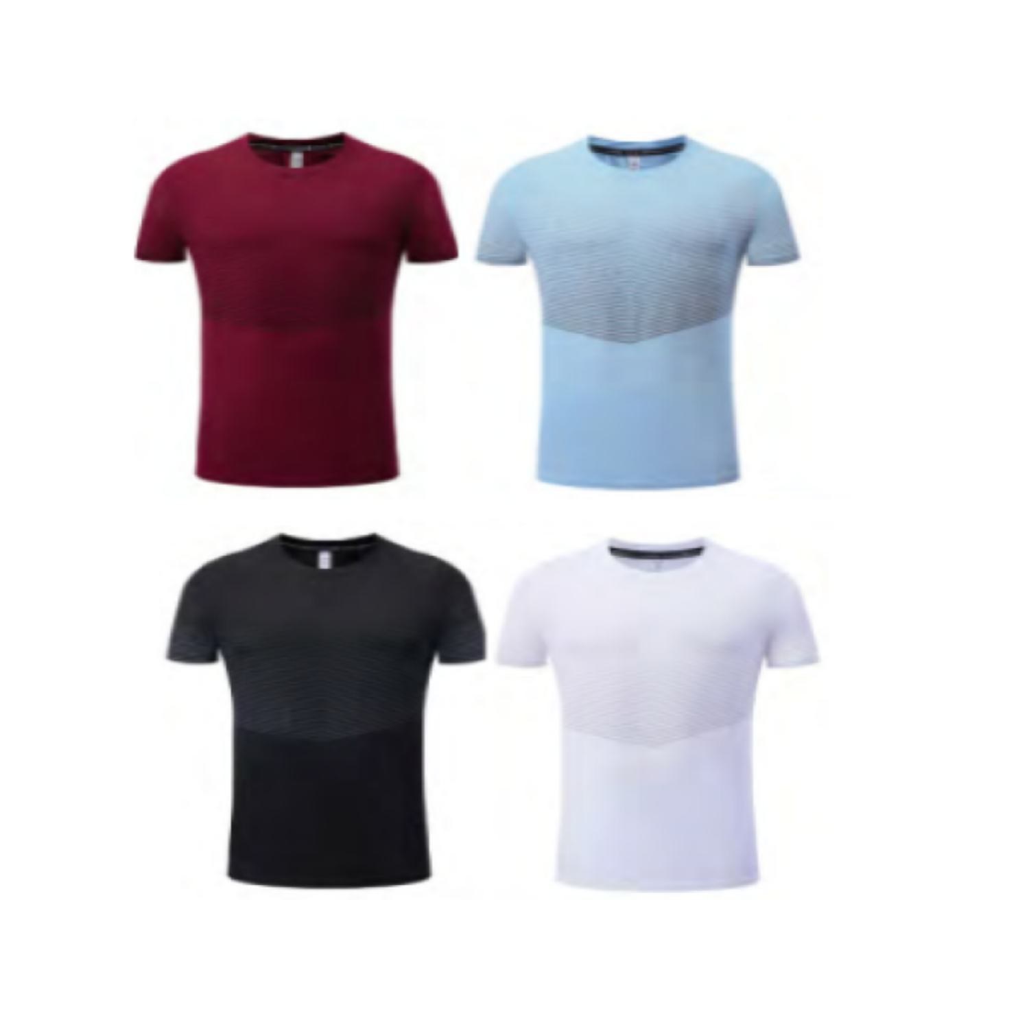 Men's Running Short Sleeve T-Shirt - Stock Style 5 2
