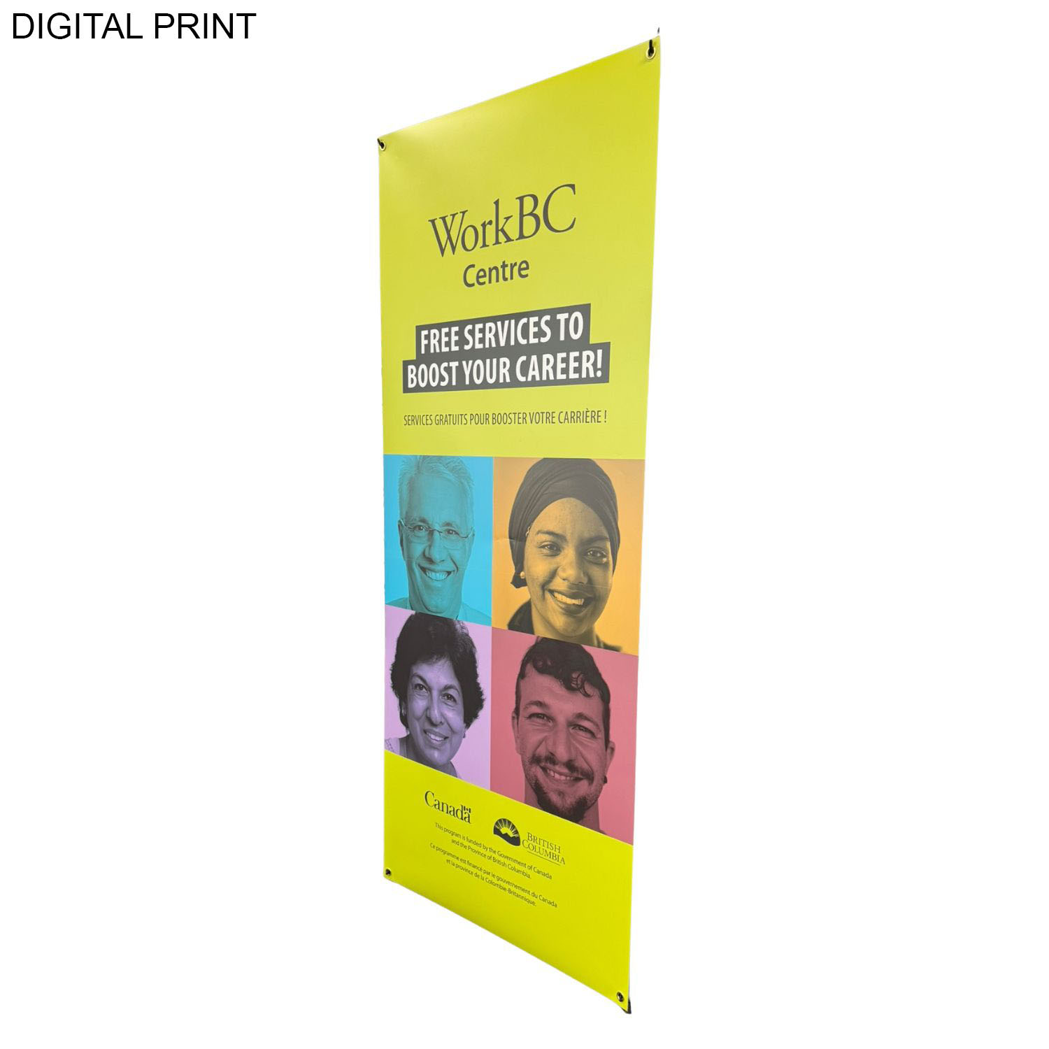 48Hr Quick Ship - Tradeshow Package, Tripod Banner with Graphics DP788 + Sublimated Tablecover SU499 9
