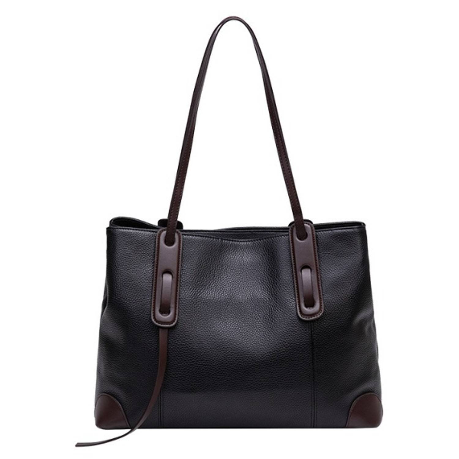 Geniune Leather Commuter Tote Bag, custom tote bag with logo imprint 3