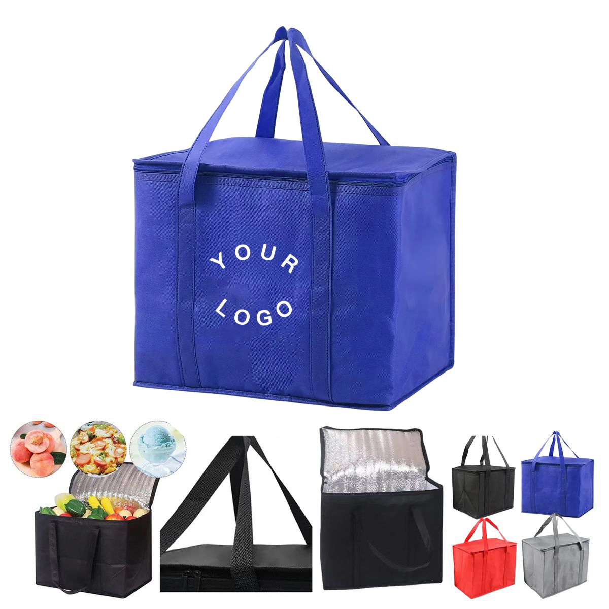Large Insulated Shopping Bag for Cold or Hot Items 2