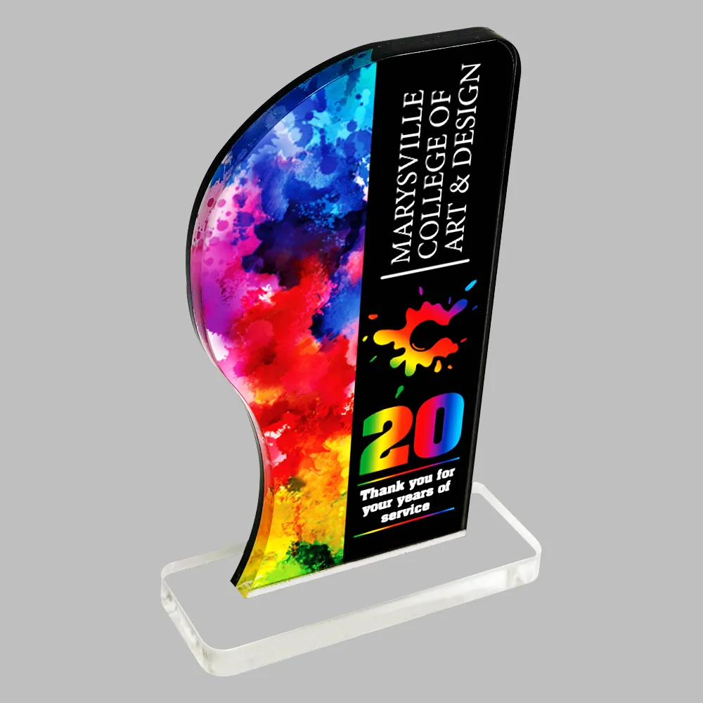 3/8" Custom Full Color Acrylic Awards 1