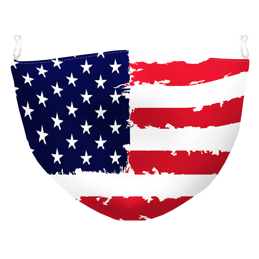 2-ply Sublimated Adults 3D Face Mask with Filter Pocket 12