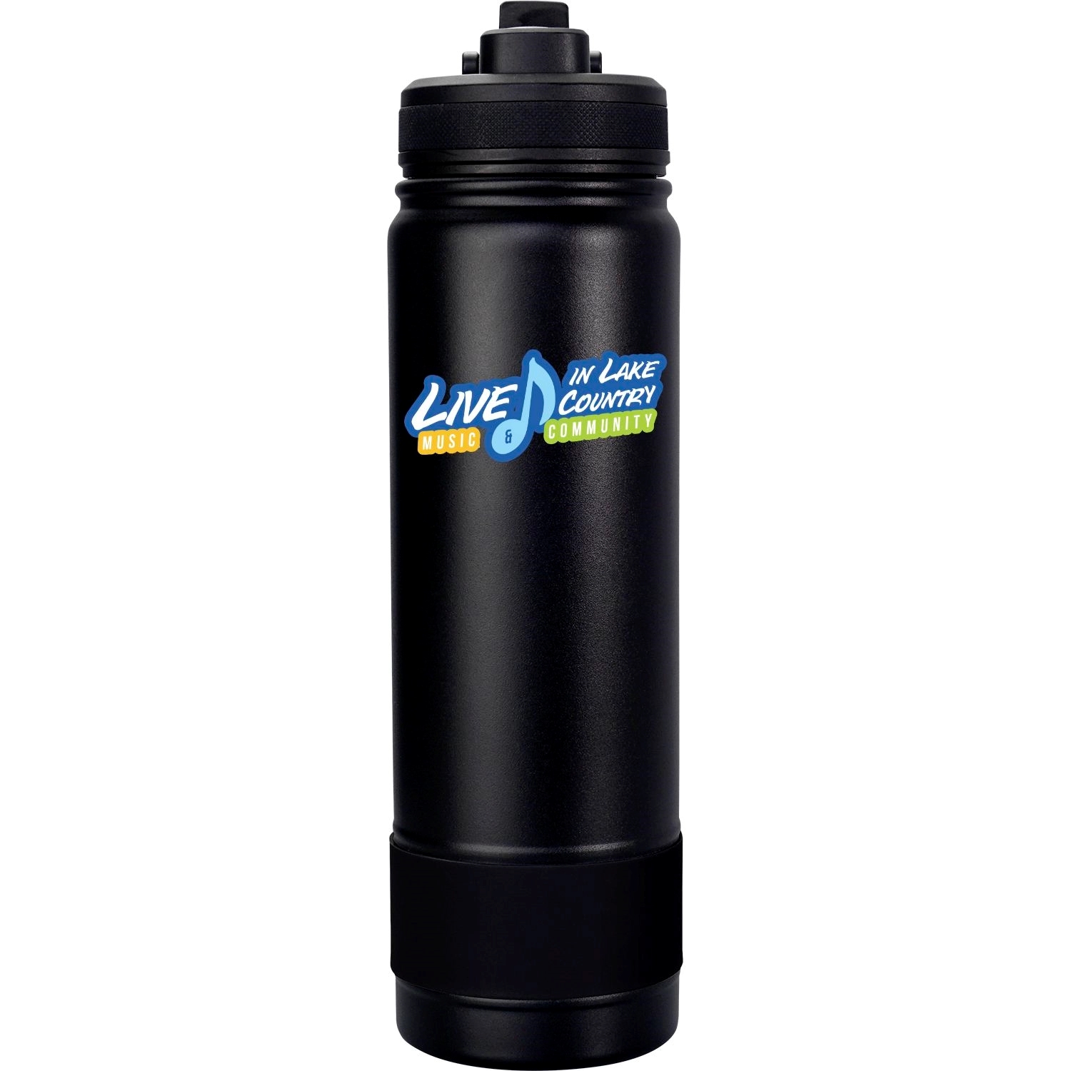 Pop Up 24 oz. Colorful Banded Bottle 15
