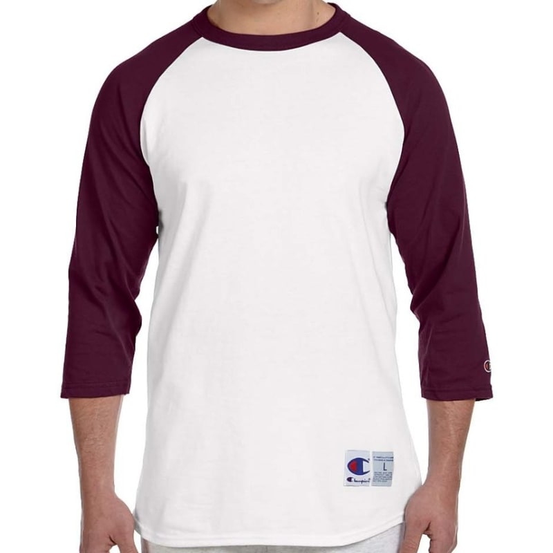 Champion 5.2 Oz. Raglan Baseball T-Shirt 6