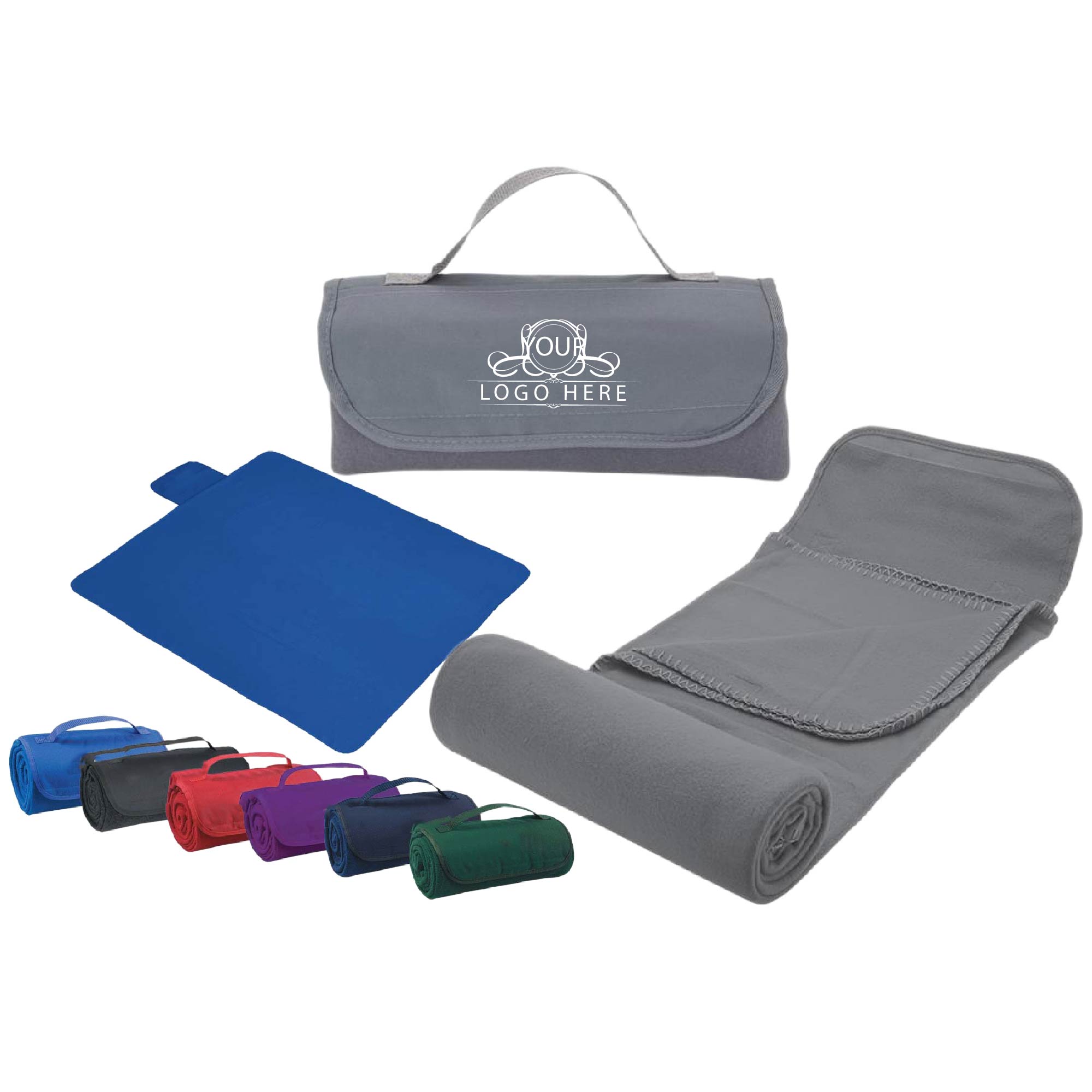 Roll Up Stadium Blanket with Handle 1