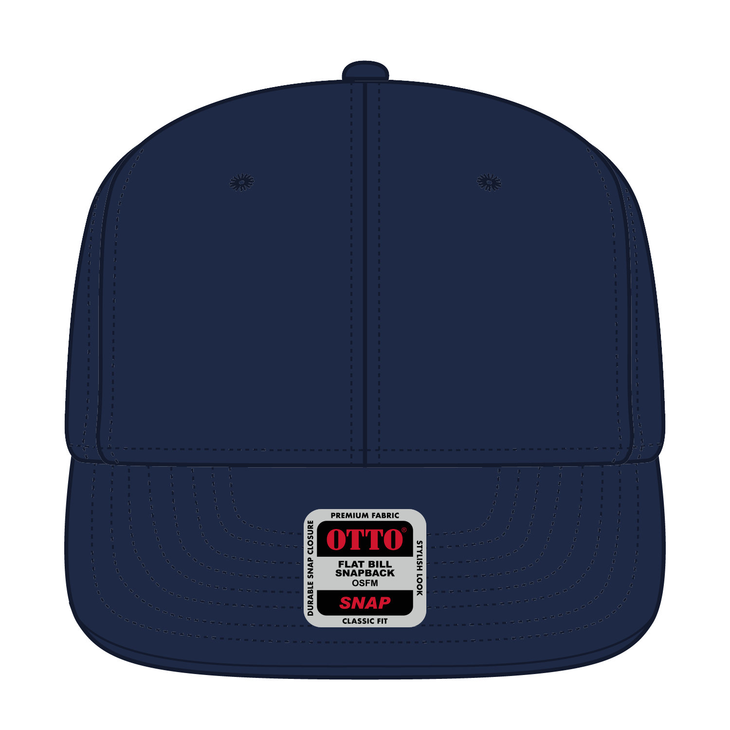 OTTO CAP® OTTO SNAP 6 Panel Pro Style Snapback Hat 71