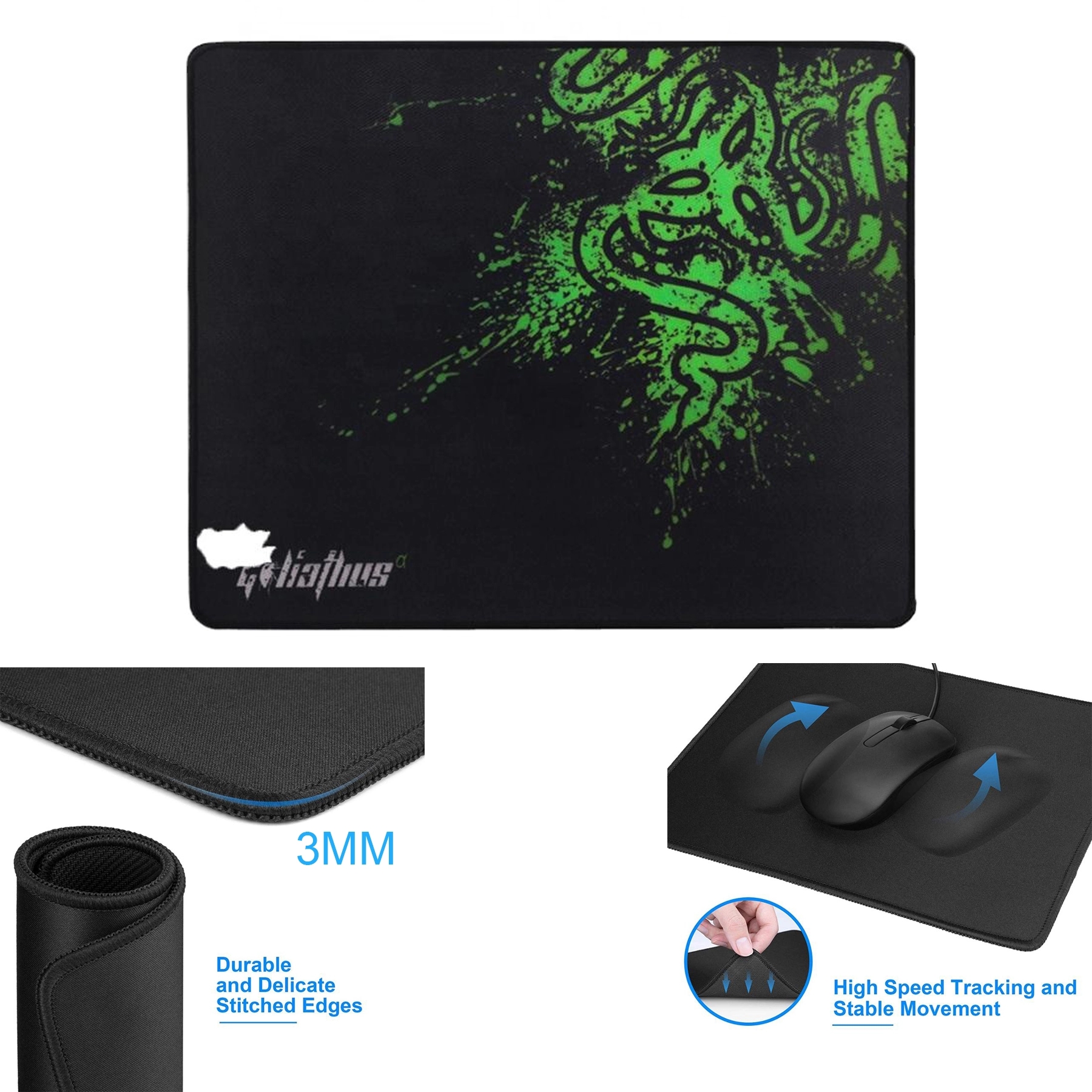 Mouse Pad with Stitched Edge 2