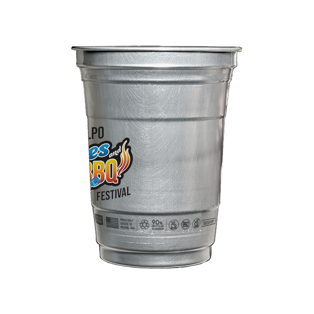 Top Cup by Ball™ 16 oz. Recycled Aluminum Cup, Full Color Digital 13