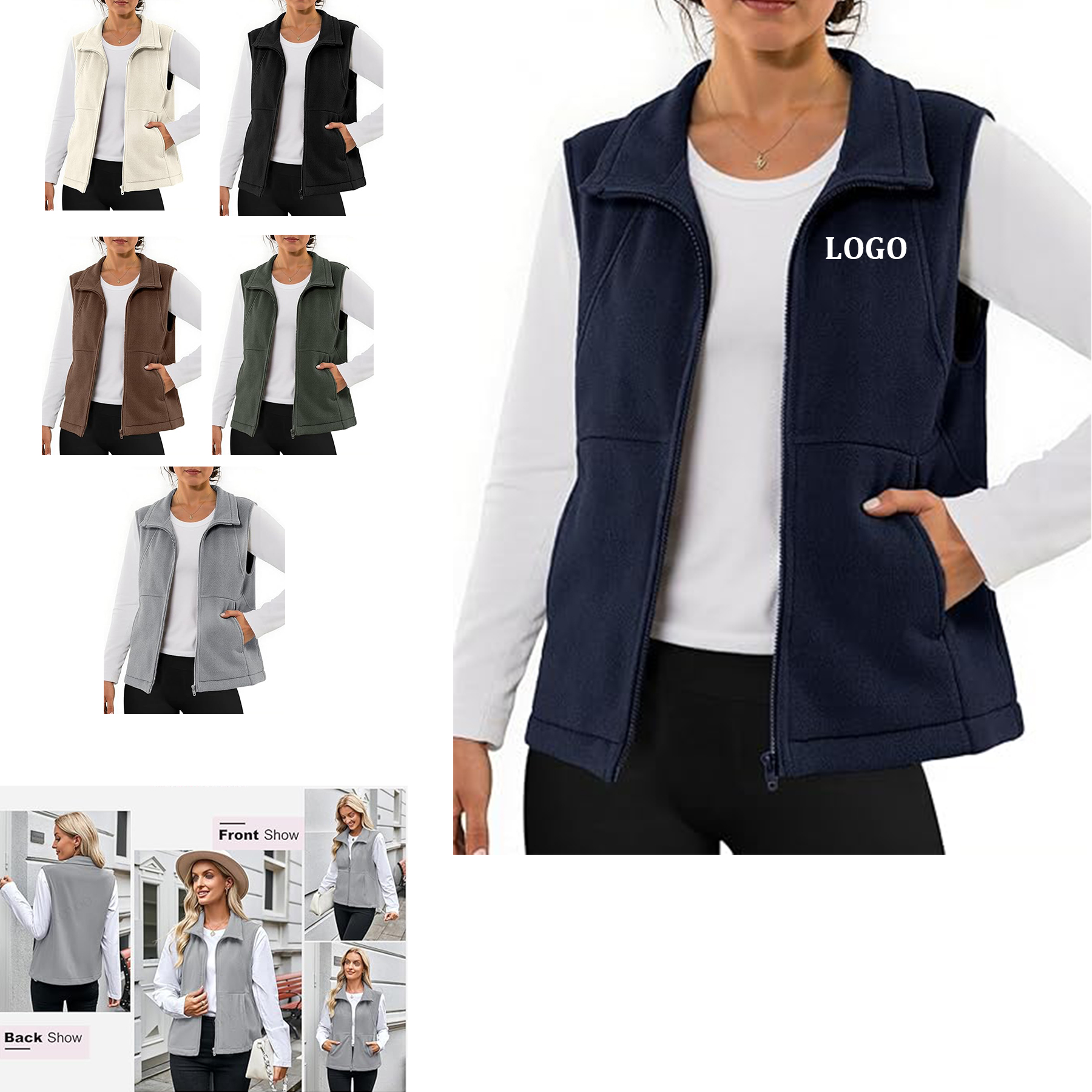 Women's Sleeveless Cardigan 1