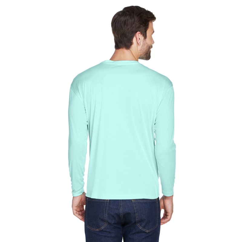 UltraClub Adult Cool & Dry Sport Long-Sleeve Performance Interlock T-Shirt 82
