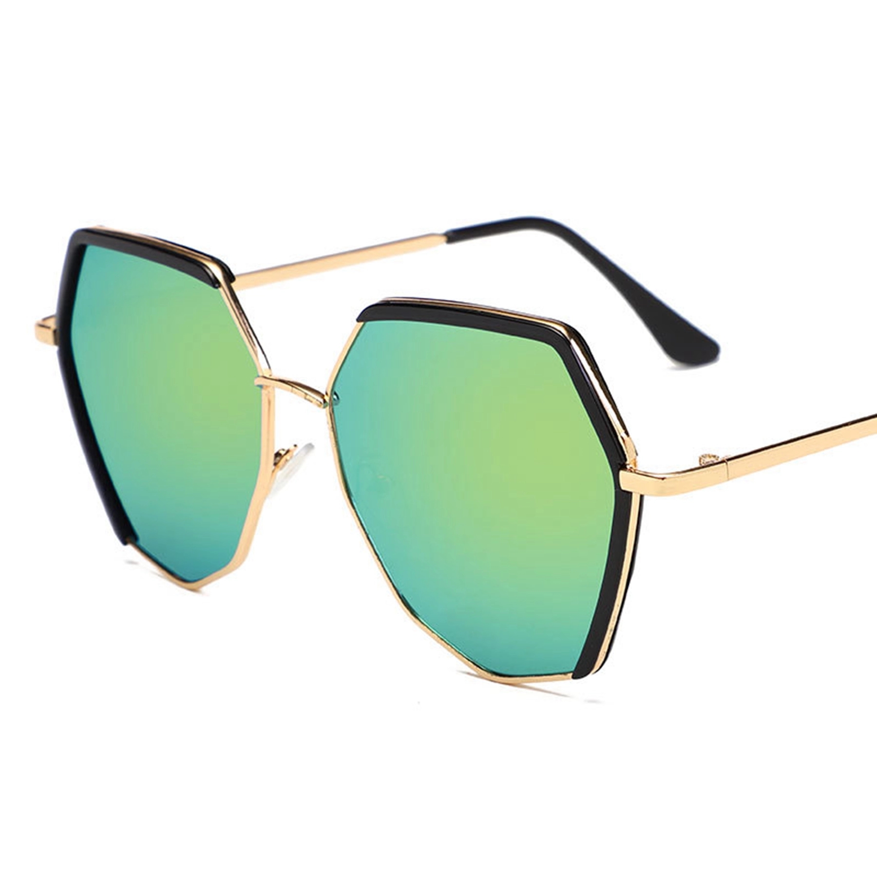 Polygon Frameless Big Frame Sunglasses 6