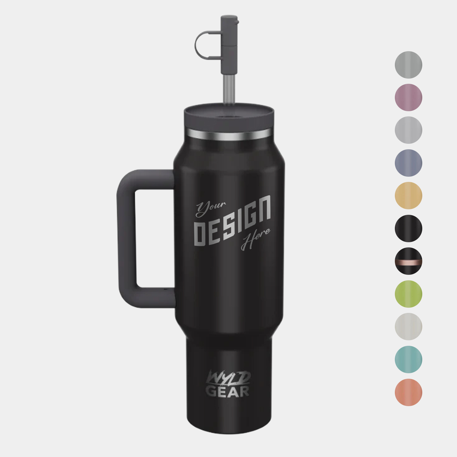 40 oz Wyld Gear® Stainless Steel Vacuum Insulated Syde Travel Tumbler 1