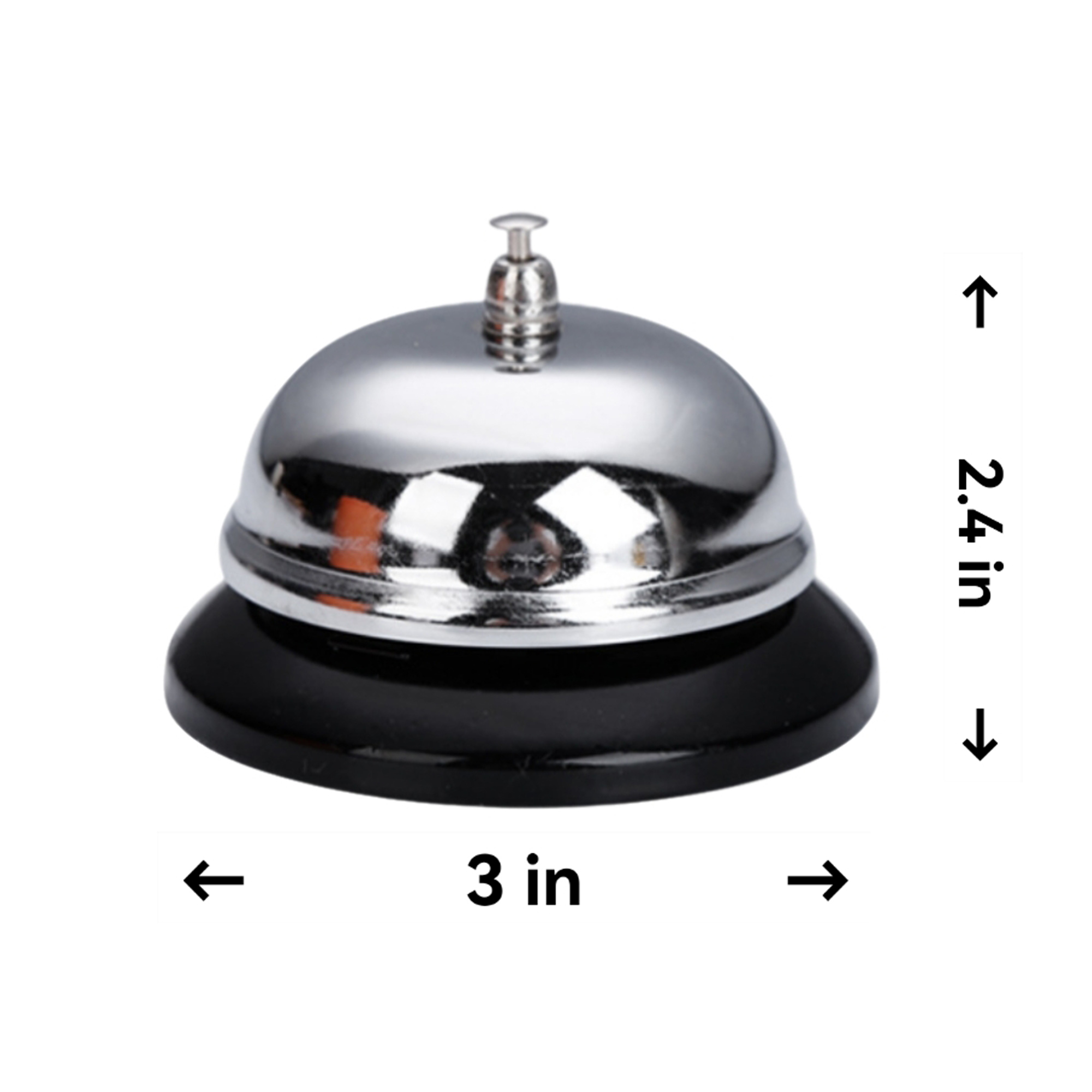 Metallic Service Bell for Restaurant/Hotel/Reception/School 3