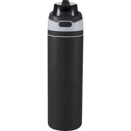 Elvin 28oz Recycled Stainless Flip Straw Bottle, custom water bottle with logo imprint 234