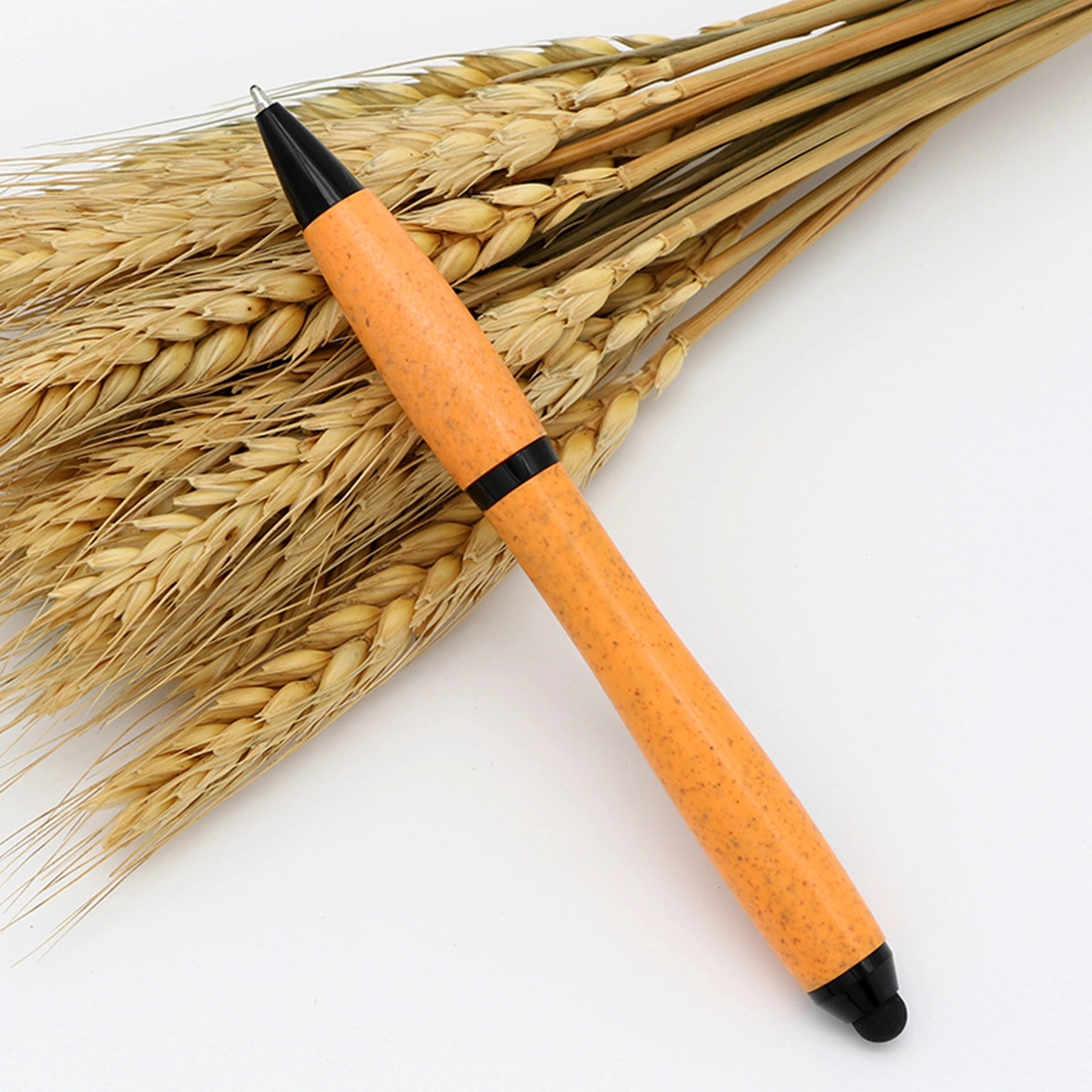 Biodegradable Gourd Shaped Wheat Straw Ballpoint Pen 10