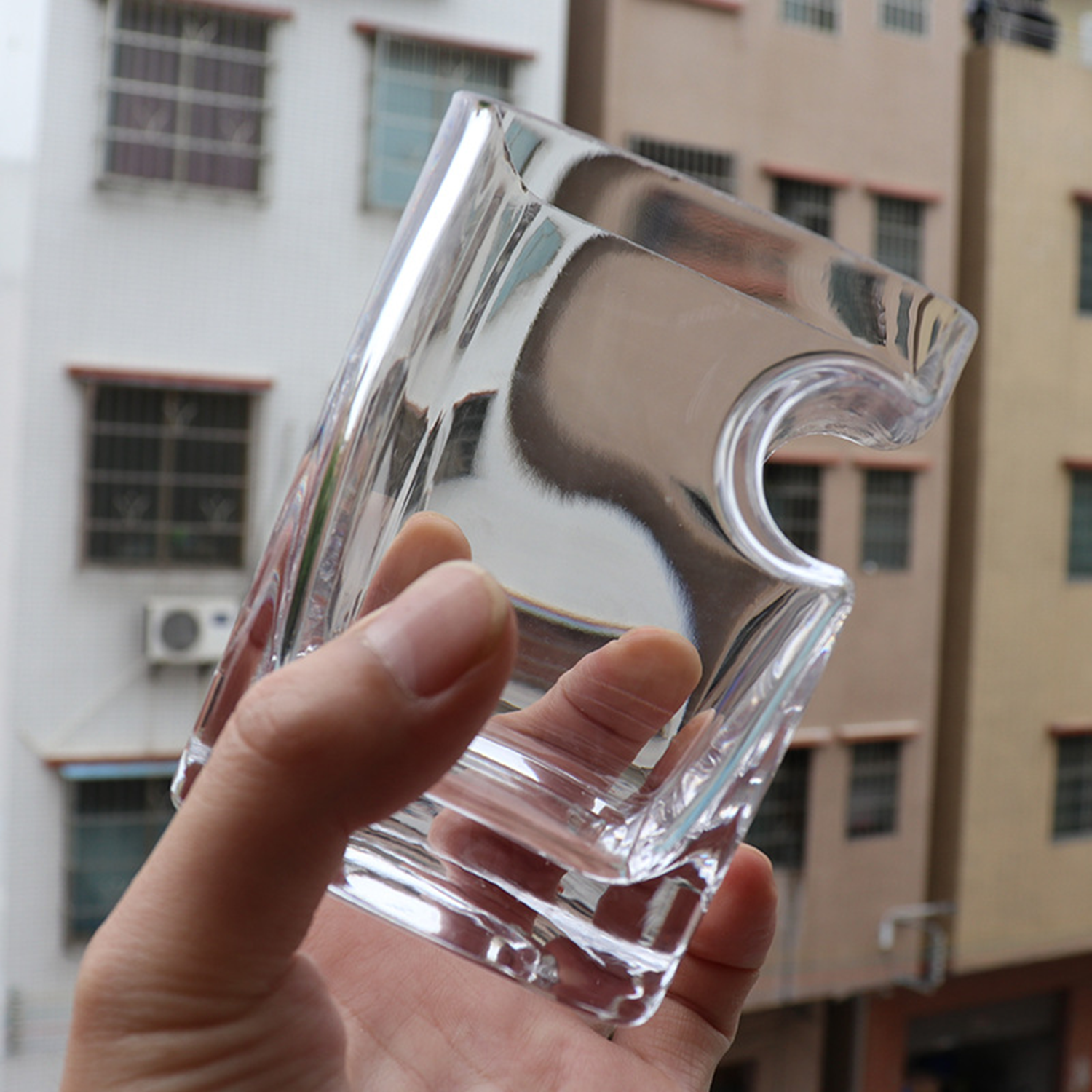 12Oz Crystal Clear Retro Whiskey Glass 3