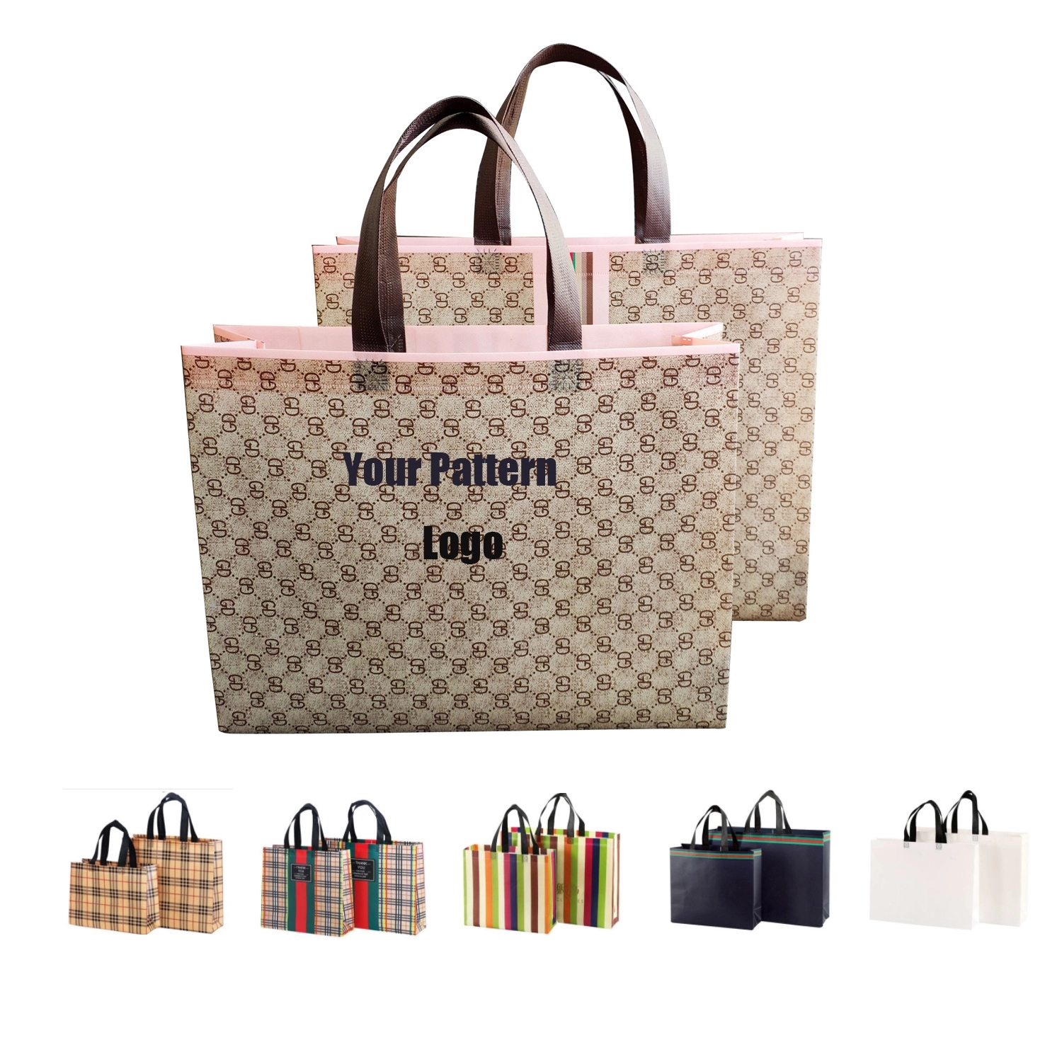 Customized Plastic Shopping Gift Tote Bag 2
