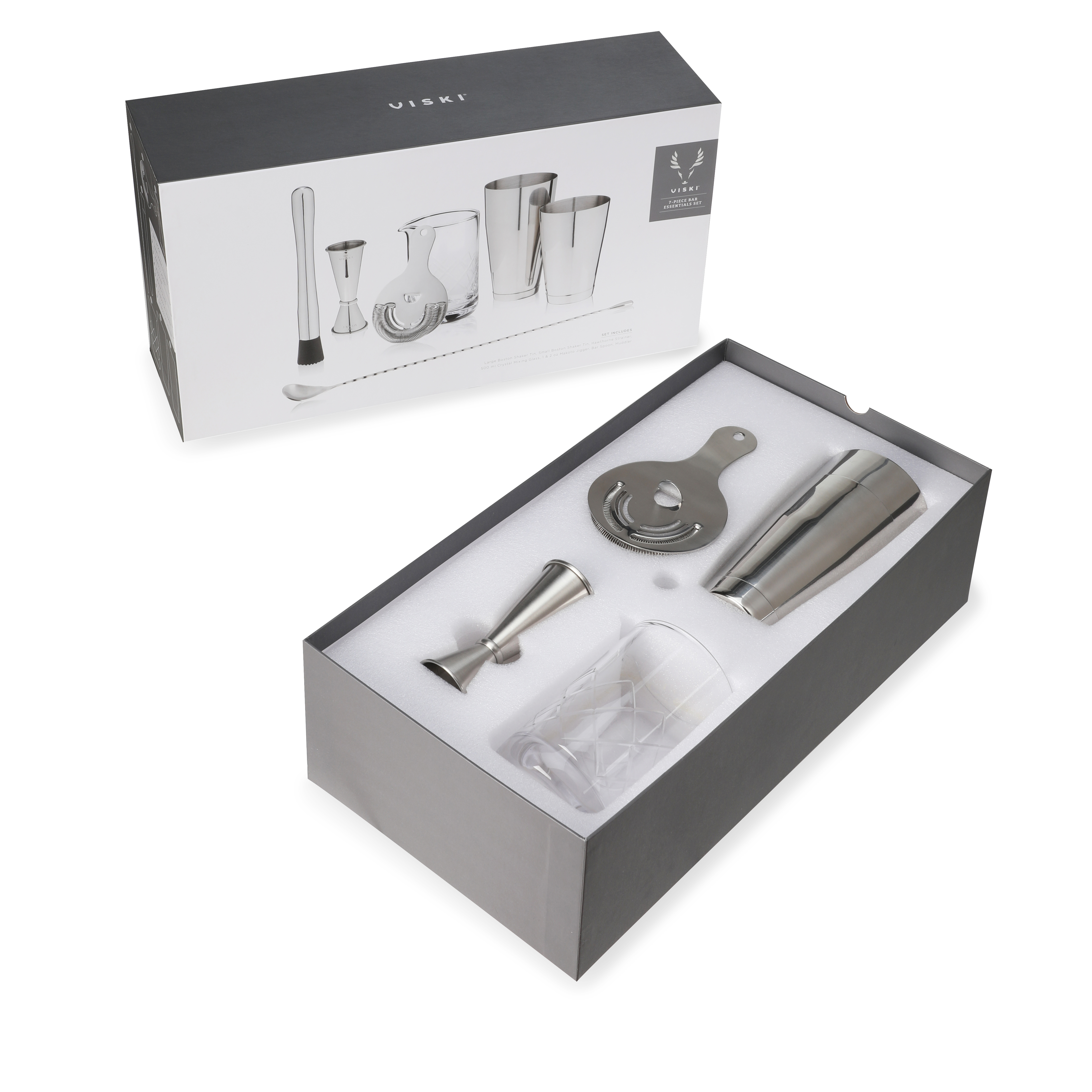 Viski® 7- Piece Bar Essentials Set 4