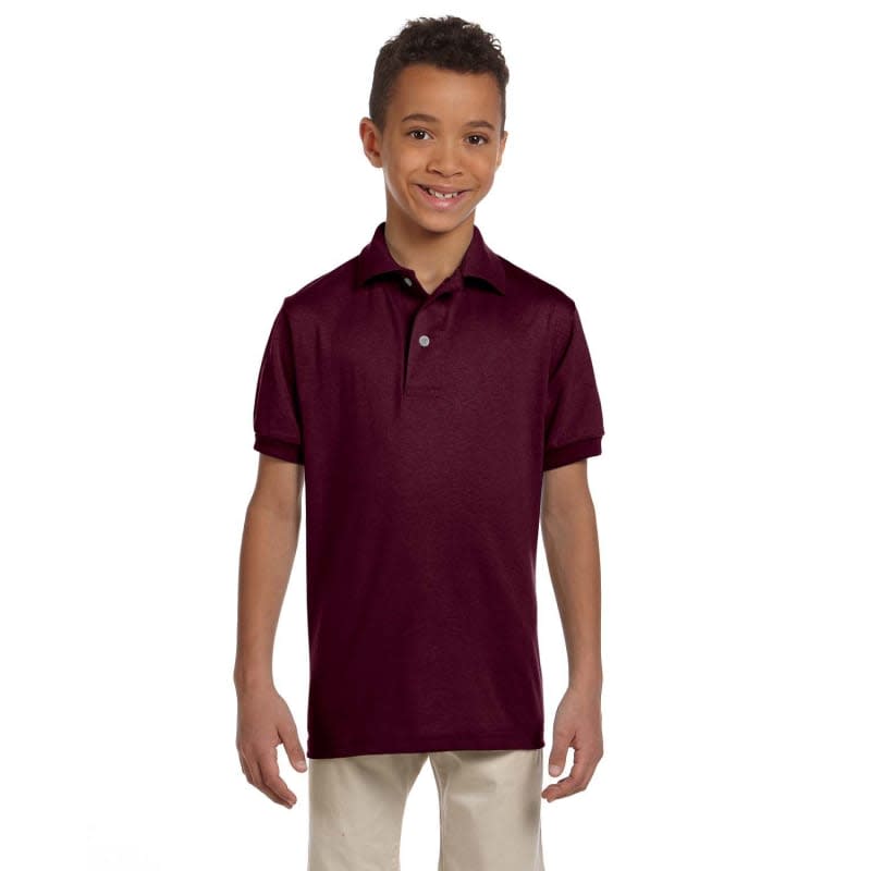 Jerzees Youth 5.6 Oz., 50/50 Jersey Polo With SpotShield™ 8