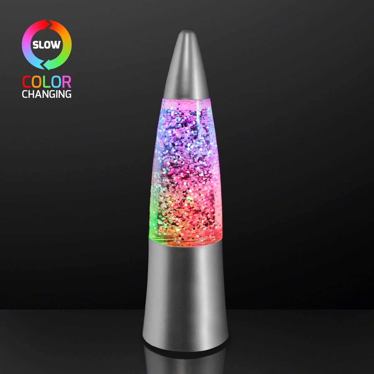Glitter rocket lamp 5