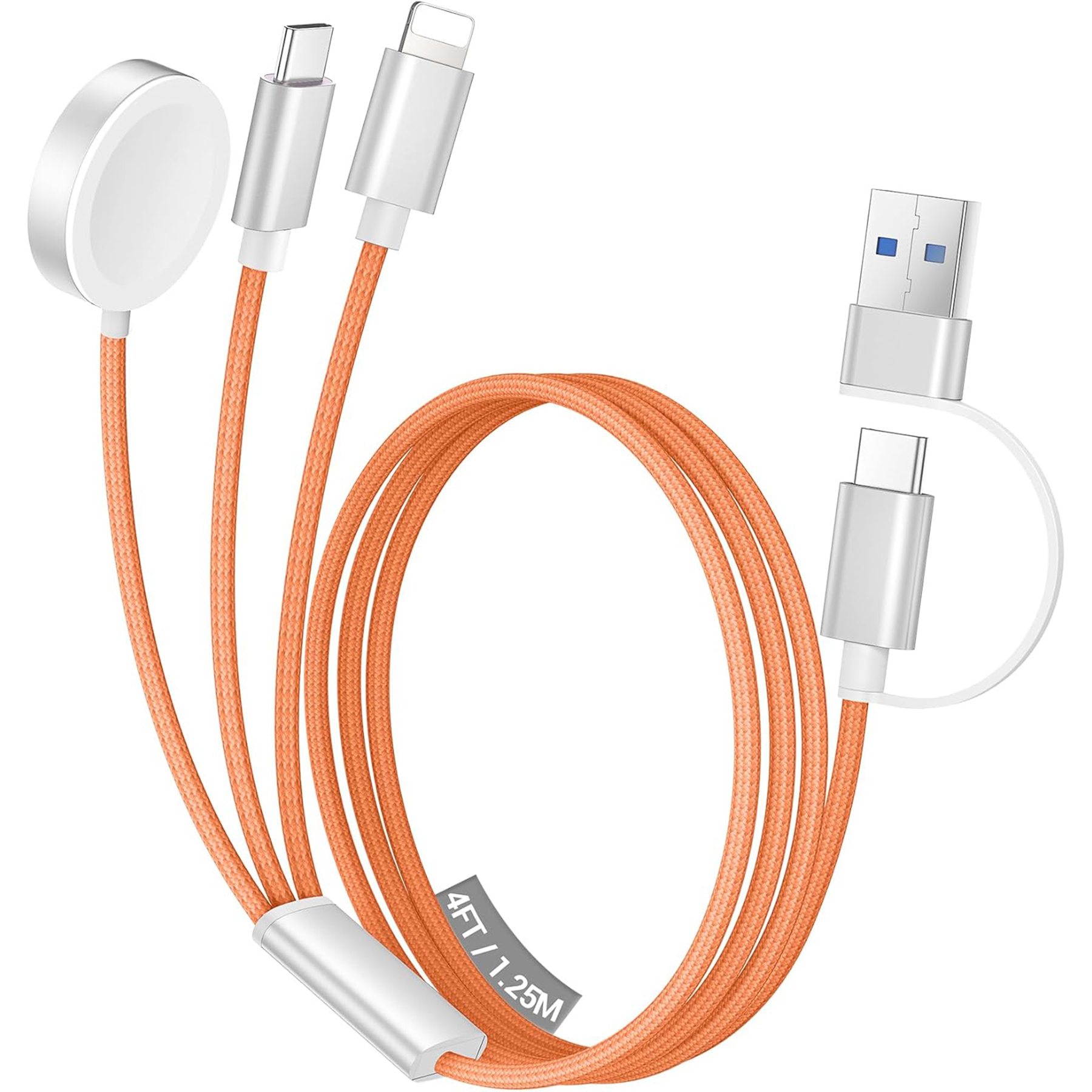 3 in 2 USB C Cable Multi Charging Cable Cord 3