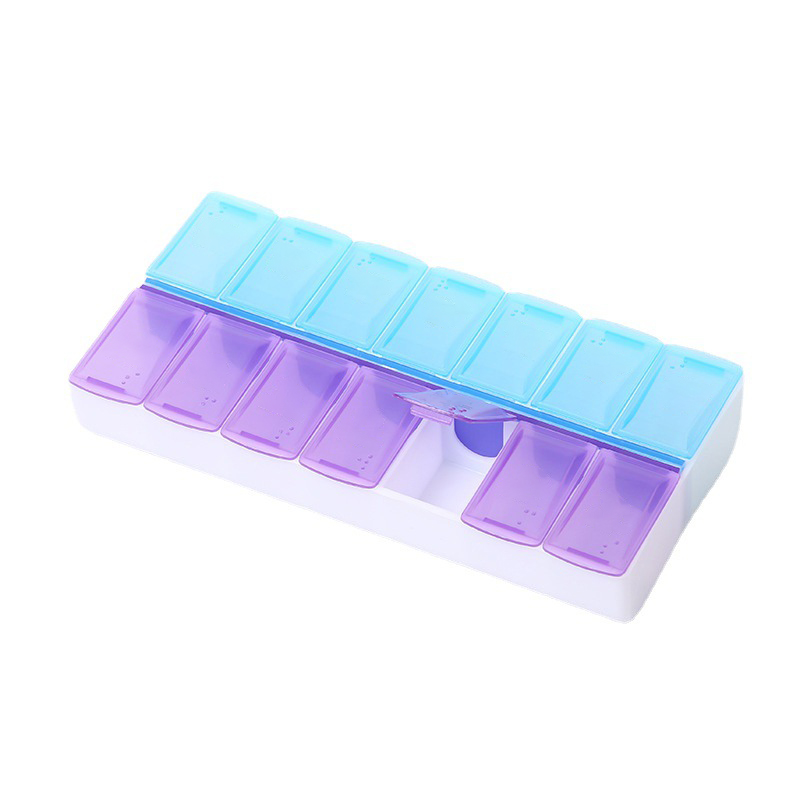 14 Compartments Weekly Pill Organizer 3
