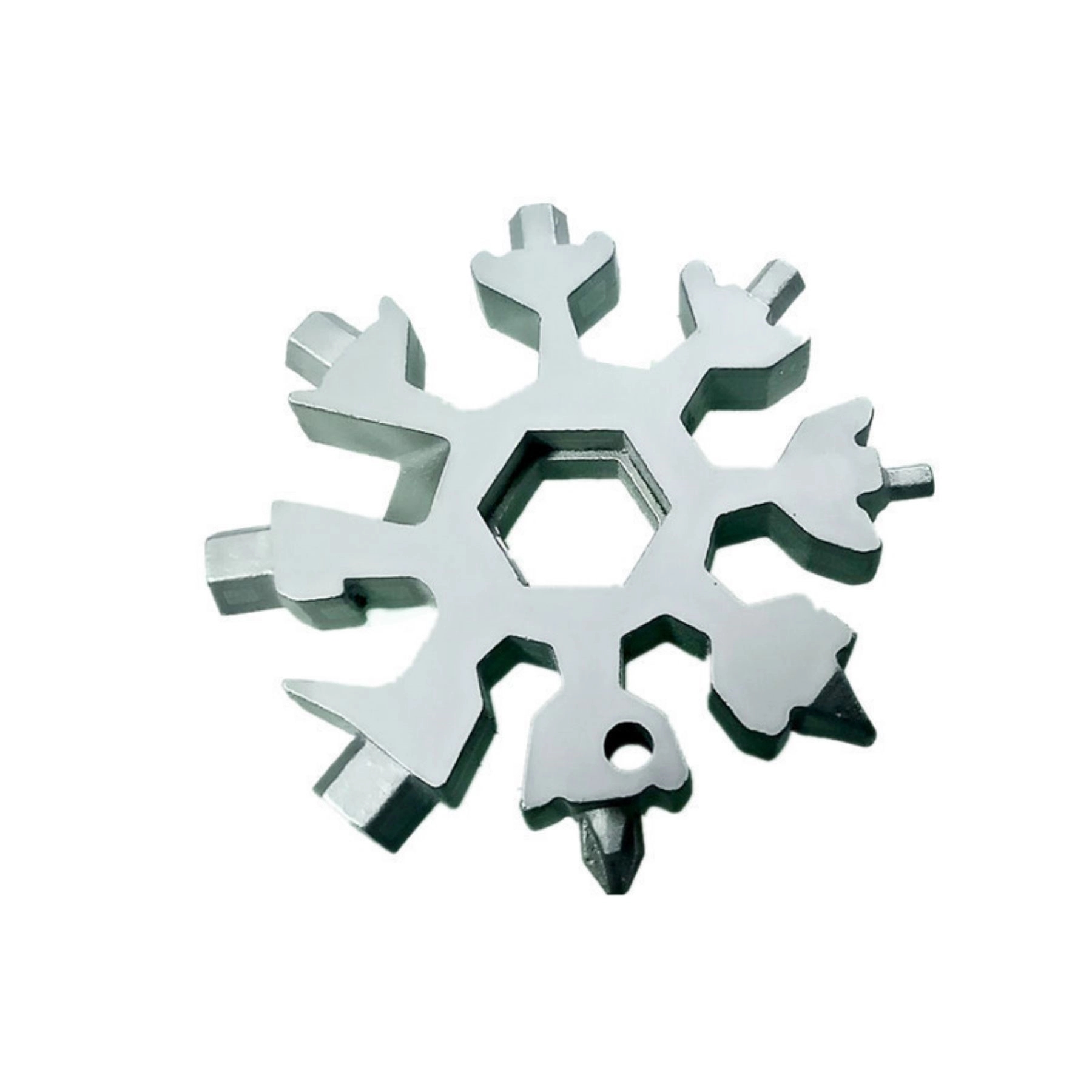 Saker 18-in-1 Snowflake Multi Tool Christmas Gift Keychain 11