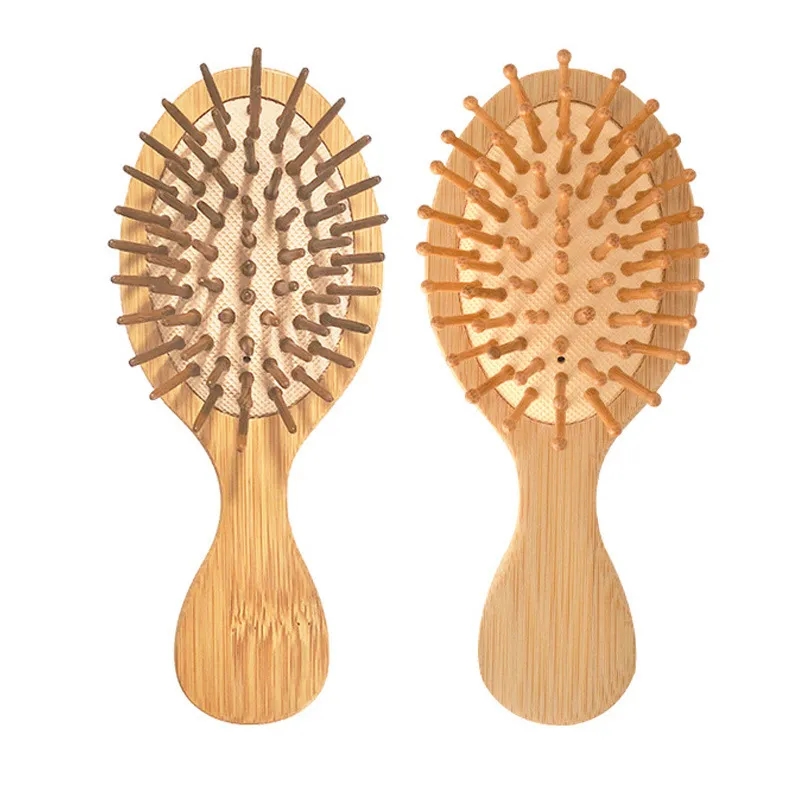 Small Bamboo Massaging Hairbrush 6