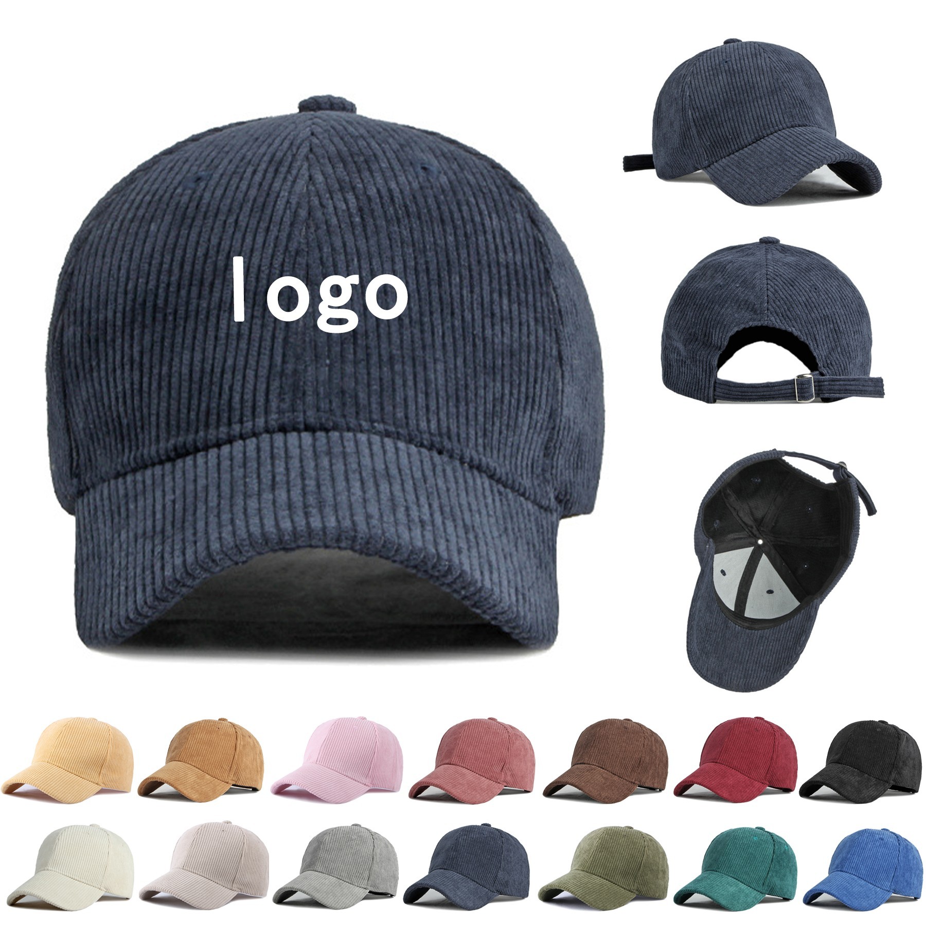 Corduroy Baseball Caps