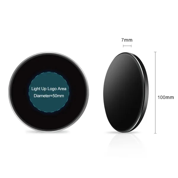 Hot Selling 15W Wireless Charger Light-up Your Brand 4