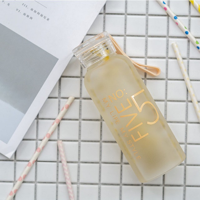 Glass Water Bottle 15 oz 4