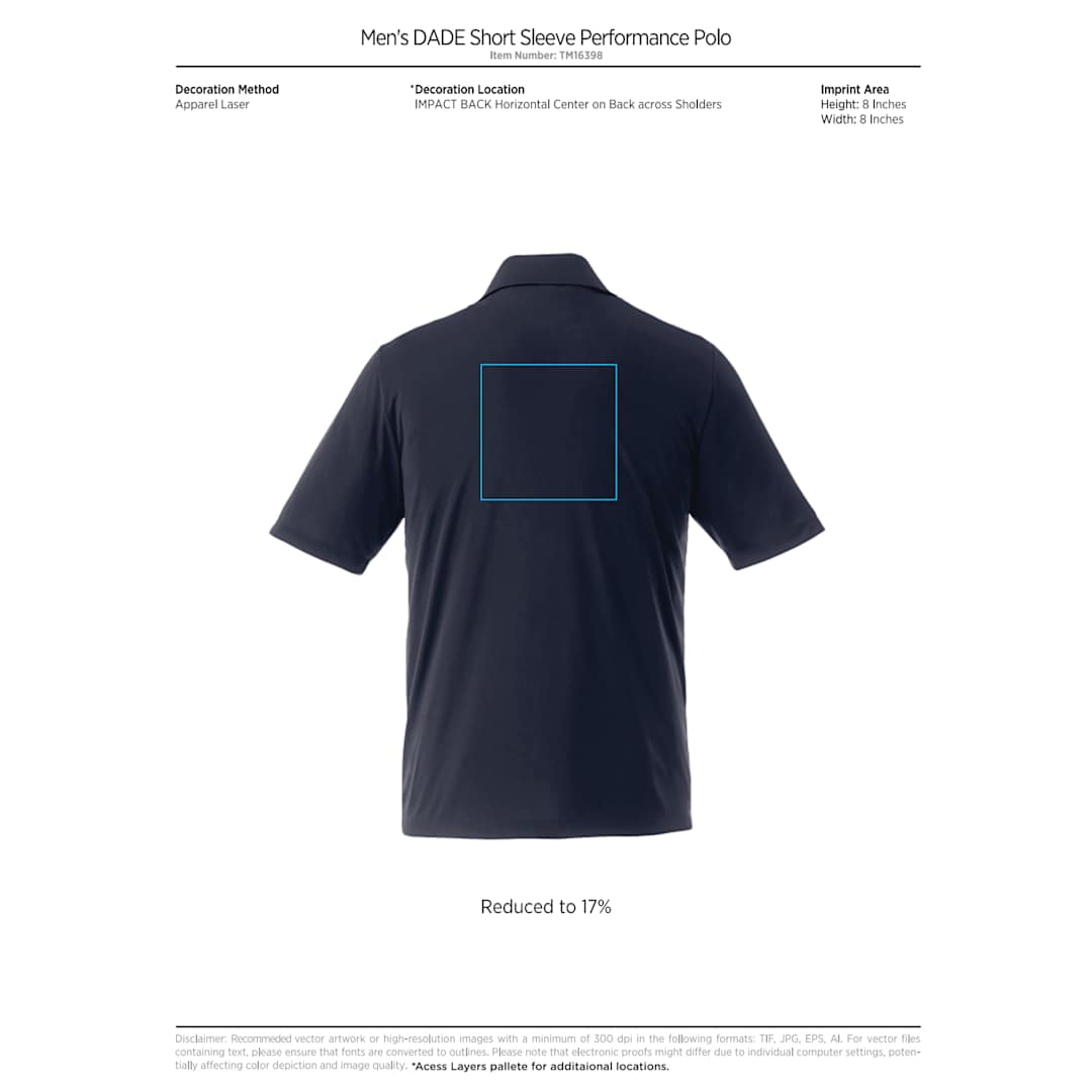 Men's DADE Short Sleeve Polo 499