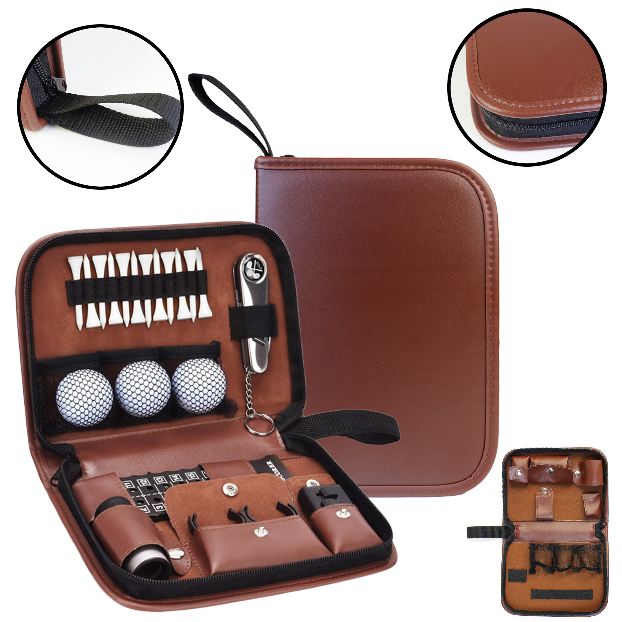 Golf Accessories Bag - Portable, Durable, Waterproof, Large Capacity Carry Case with Logo Printing 2