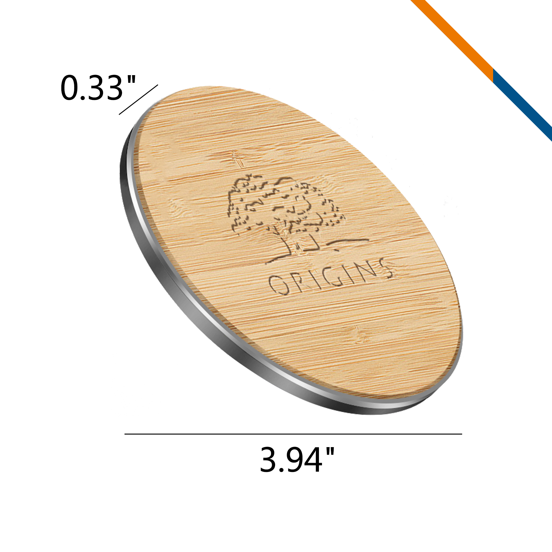 Vinco Bamboo Wireless Charger 4