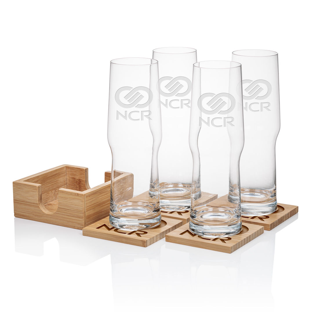 Bamboo Coaster Gift Set - Stuttgart 5