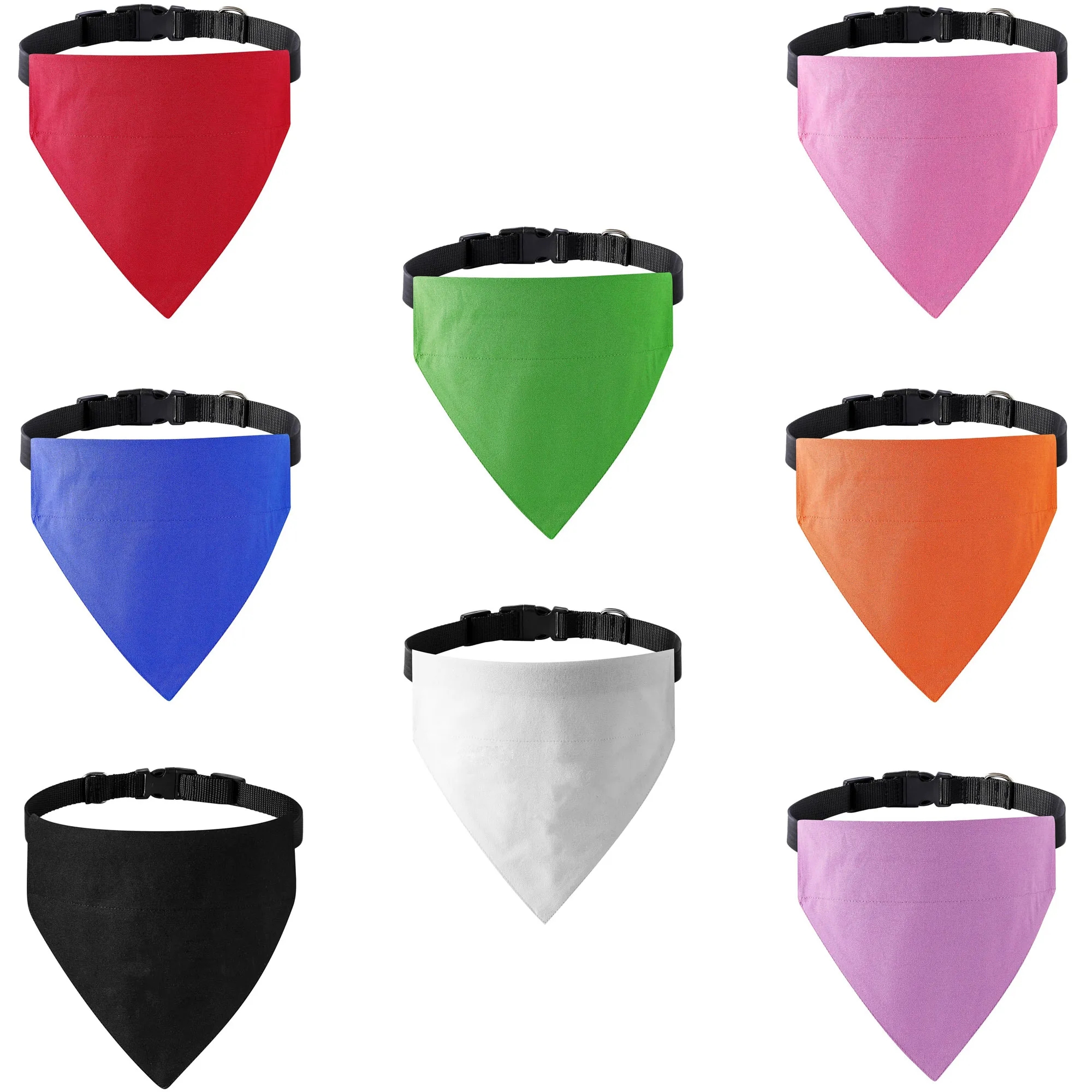 Cotton Pet Saliva Towel With Black Collar 2