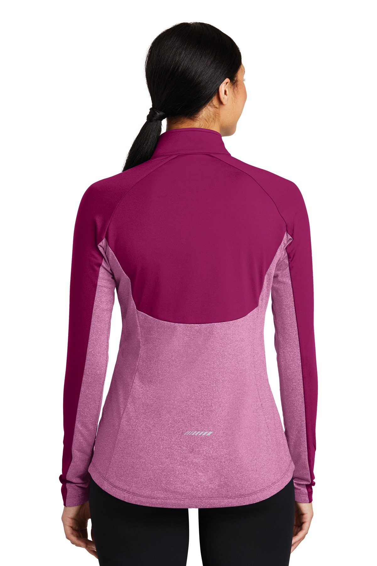 Sport-Tek Women's Sport-Wick Stretch Contrast 1/4-Zip Pullover. LST854 33