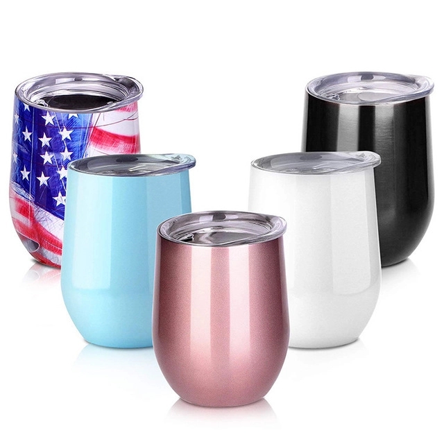 12oz U-shaped Stainless Steel Insulated Tumbler with Lid 2