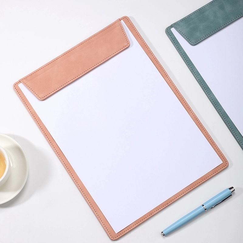 PU Leather A4 Business Hotel Magnet ClipBoard & Writing Pad 4