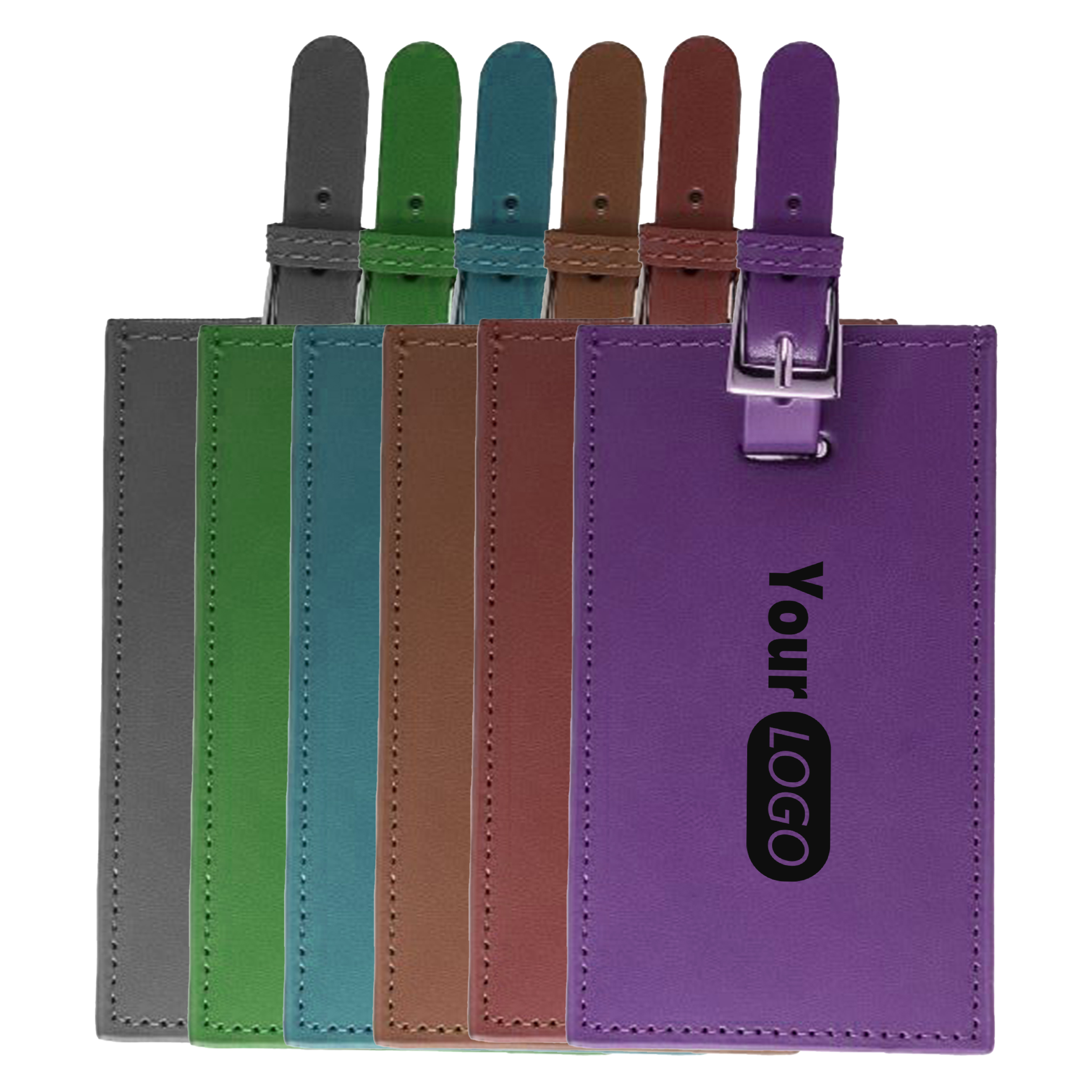 Pu Customizable Leatherette Luggage Tag 7